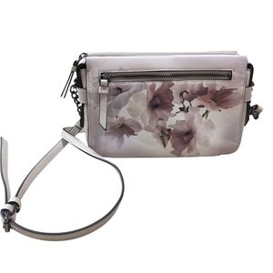 Simply Vera-Vera Wang Dusty Rose & White Crossbody Bag/Purse